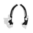 Acerbis 2024 KTM SX50 X-Grip Frame Guard - White/Black | Powersports Motorcycle Frame Protection