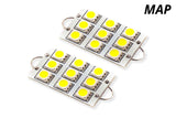 Diode Dynamics 44mm SML8 LED Bulb - Red (Pair)