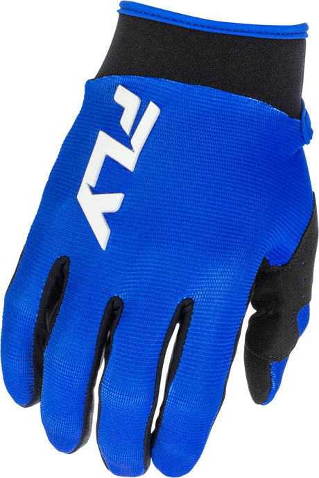 Fly Racing Youth F 16 Gloves Blue/White YXS - Versatile Riding Gloves for Youth Motorcycles