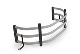 AMP Research BedXtender HD Sport for Chevrolet Silverado and GMC Sierra 1500-3500, V-Shape Design, Silver (Part #74831-00A)