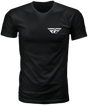 Fly Racing Staple Tee Black 2X - Premium Crew Neck T-Shirt for Motorcycle and ATV Riders