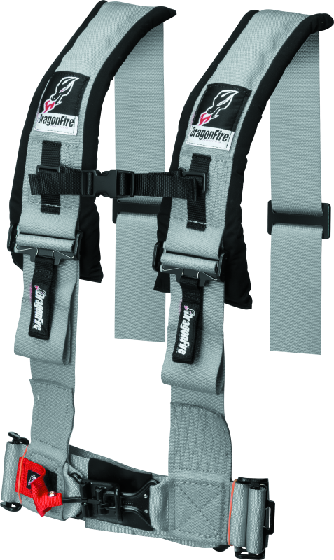 DragonFire Racing H-Style 4-Point Harness with Memory Foam Shoulder Pads for UTVs