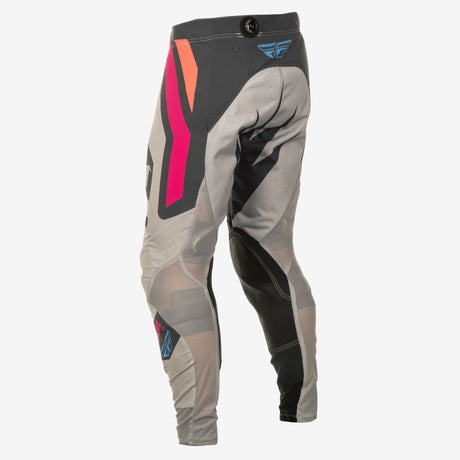 Fly Racing Youth Lite Vice Pant in Light Grey, Pink, and Coral – Designed for Motocross and Off-Road Vehicles (Size 26)