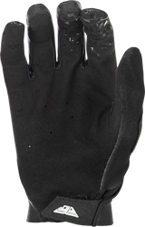 Fly Racing Pro Lite Gloves Black/White XL – Lightweight Race Gloves with Touch Screen Compatibility for Motocross and Off-Road Vehicles