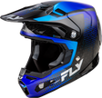 Fly Racing Formula S Carbon Protocol Helmet for ATV, MX, and Off-Road Vehicles - Black and Blue