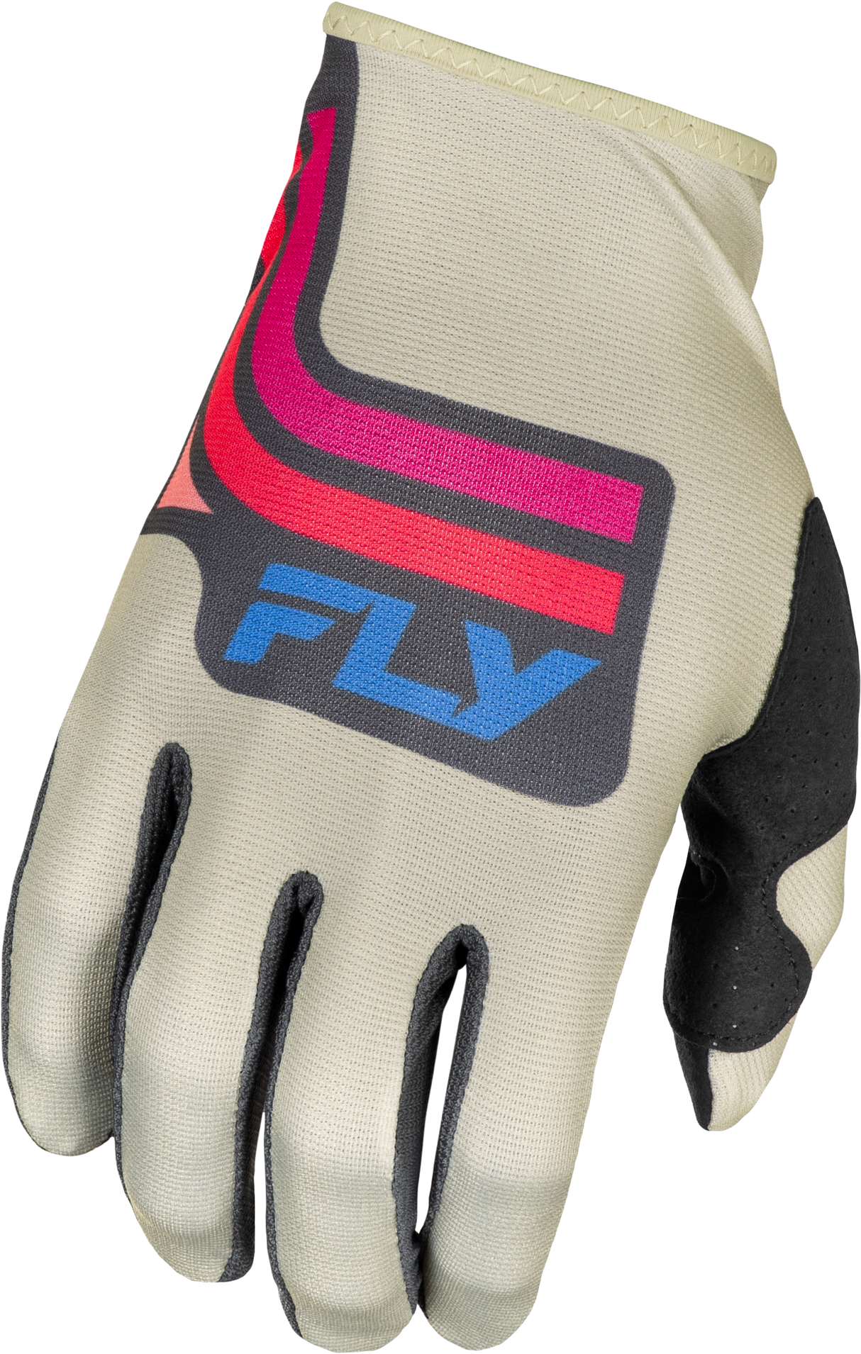 Fly Racing Lite Vice Gloves Light Grey/Pink/Coral for Motocross and Off-Road Vehicles - Part Number 378-7142X