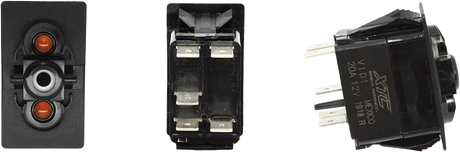 XTC Power Products Dash Switch Body Single ACC Amber/Amber for UTVs and Off-Road Vehicles
