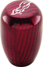 DragonFire Racing Short Red Carbon Fiber Shift Knob - Part #522639