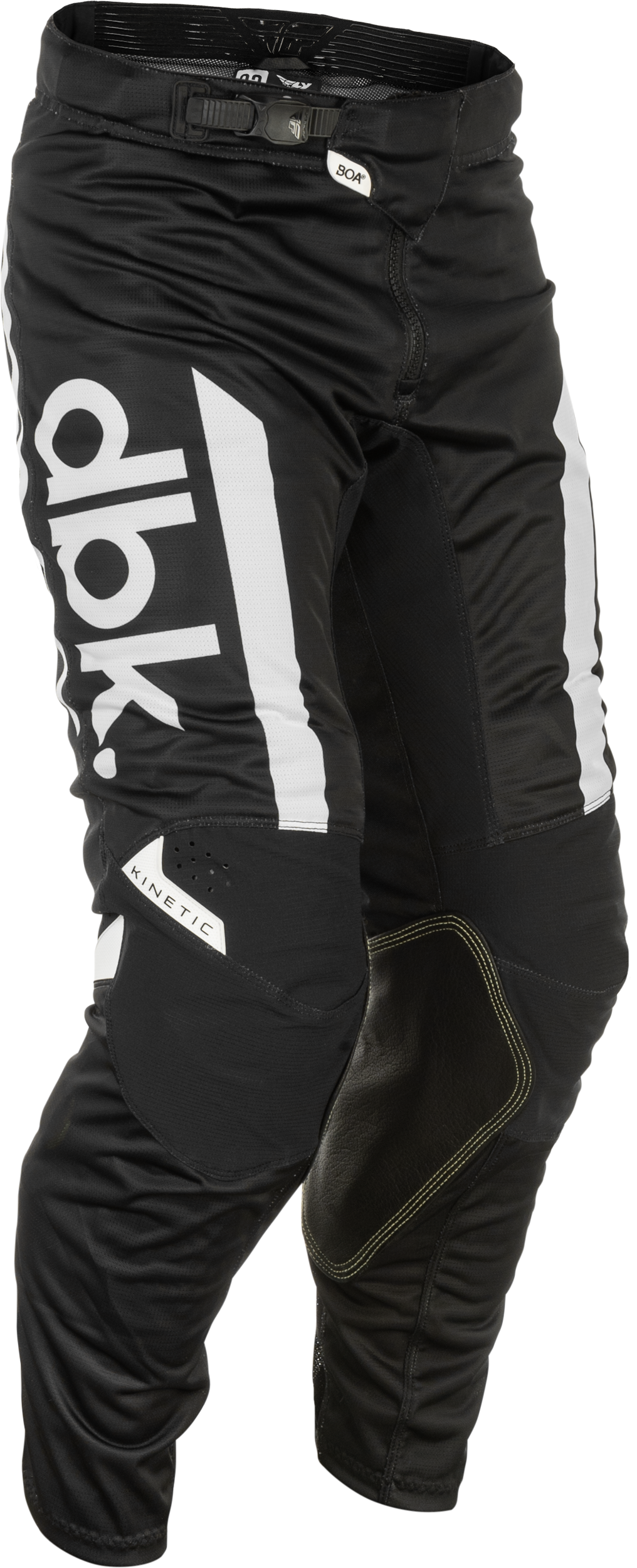 Fly Racing Kinetic Mesh Dbk Pants Black/White Size 30 – Versatile Off-Road Motorcycle Riding Gear for ATV, Dirt Bike, and Motocross