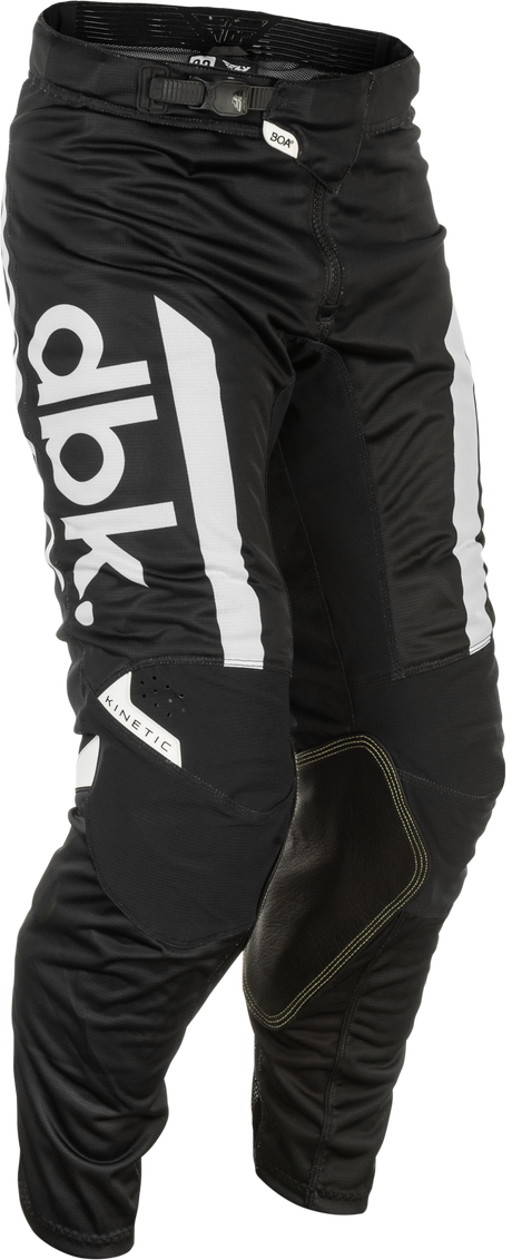 Fly Racing Kinetic Mesh Dbk Pants Black/White Size 30 – Versatile Off-Road Motorcycle Riding Gear for ATV, Dirt Bike, and Motocross