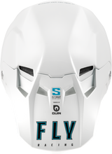 Fly Racing Formula S Carbon Solid Helmet for ATV, MX, and Off-Road — White, XL - Model 73-4494X