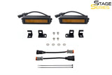 Diode Dynamics 2024+ Toyota Tacoma SS6 LED Fog Light Kit - Amber Wide