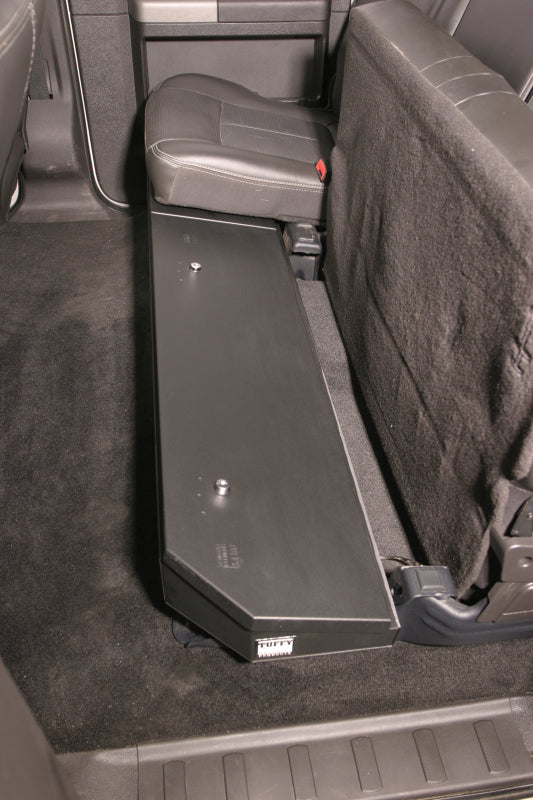 Tuffy Products Underseat Lockbox for 2003-2016 Ford F-250/F-350/F-450 Super Duty Crew Cab – Secure Steel Storage with Pry-Guard Locking System