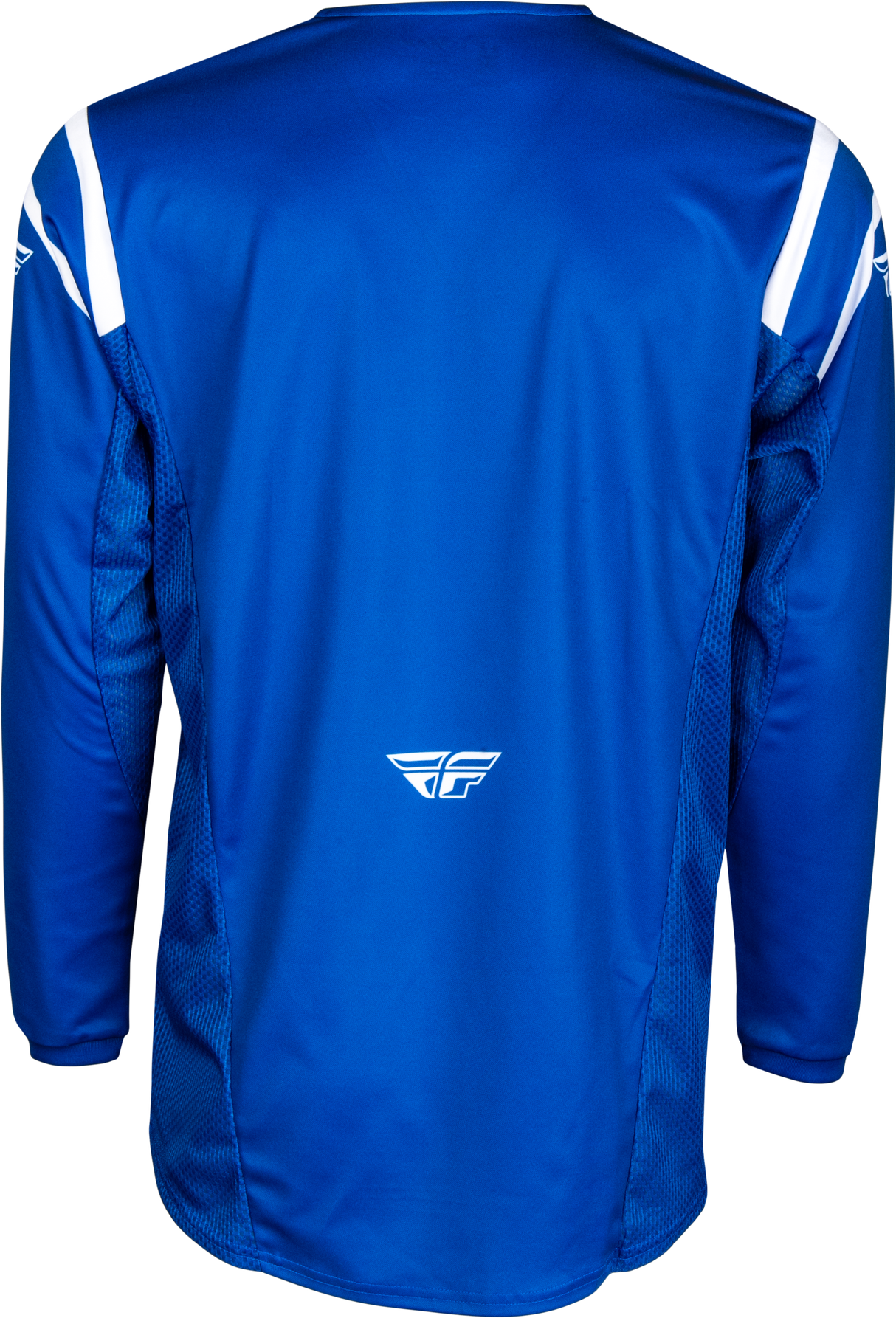 Fly Racing Kinetic Center Jersey Navy/White Small - Lightweight Motocross Jersey for Off-Road & Trail Vehicles