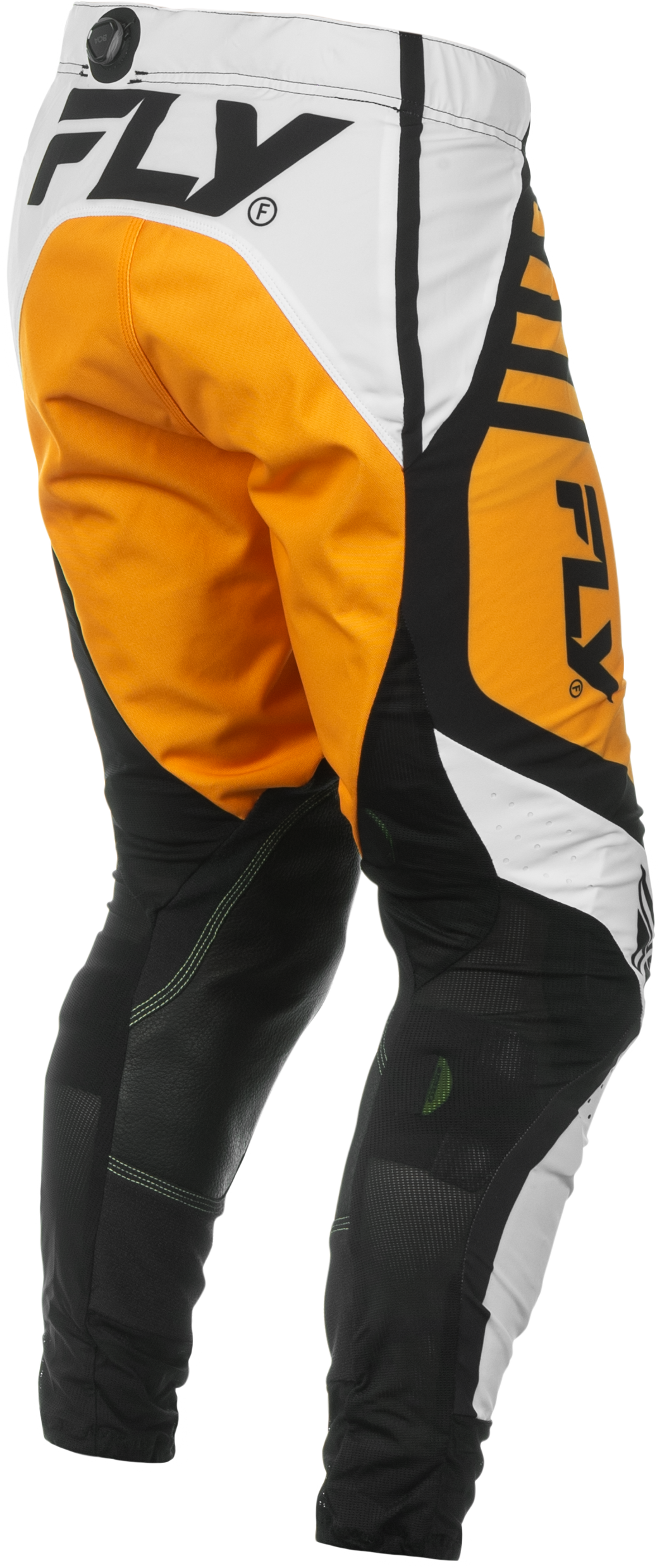 Fly Racing Lite Pants for CA/NY – Size 36, White/Black/Mustard with Advanced Protection and Comfort