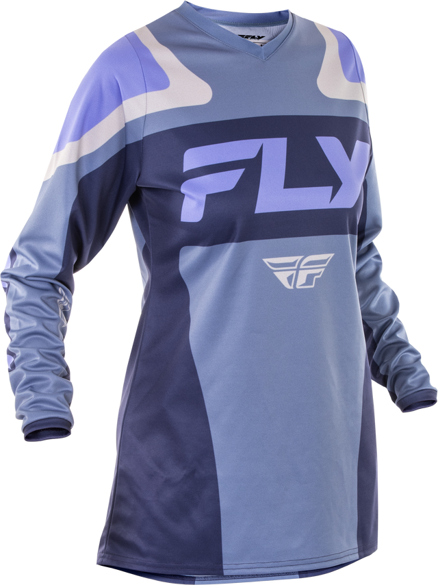 Fly Racing Women's F 16 Jersey for Offroad Motorcycles, Stone/Lavender, X-Large