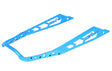 PRO ARMOR NXPRB232-SBL Nxt Lvl Rear Bumper for Polaris 650 RMK Khaos Matryx Slash 146" and 850 RMK Khaos Matryx Slash 146" - Sky Blue