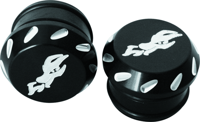 DragonFire Racing Billet Tube Endcap 1.5 Inch Black Anodized – Enhances Powersports Look and Performance