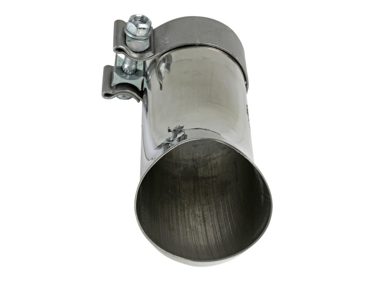 aFe MACH Force-Xp 304 Stainless Steel Clamp-On 2.5-Inch Exhaust Tip – Universal Fit for Most Vehicles with 2 1/2 Inch Exhaust Systems