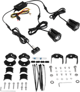 XK GLOW Dual LED Driving Light 2-inch White and Amber for UTVs, ATVs, and Motorcycles