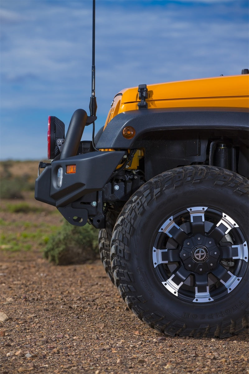 ARB Combar OE Fog with Crush Cans for Jeep Wrangler 2011-2013 - Textured Black Deluxe Front Bumper