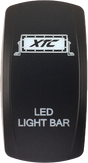 XTC Power Products Dash Switch Rocker Face LED Light Bar Switch - Universal Fit for Off-Road Vehicles
