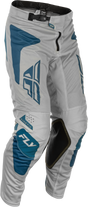 Fly Racing Kinetic Mesh Sym Motorcycle Pants Grey/Blue Size 32 – Versatile Fit for Off-Road and Street Motorcycles