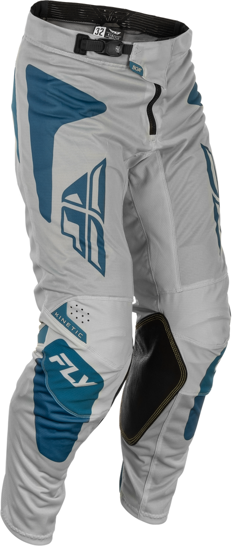 Fly Racing Kinetic Mesh Sym Pants for Motorcycle Off-Road Riding – Size 28, Grey/Blue