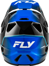 Fly Racing Rayce Repeat Bicycle Helmet Black/Blue Small - Lightweight DOT & CPSC Certified Bike Helmet for Men and Women