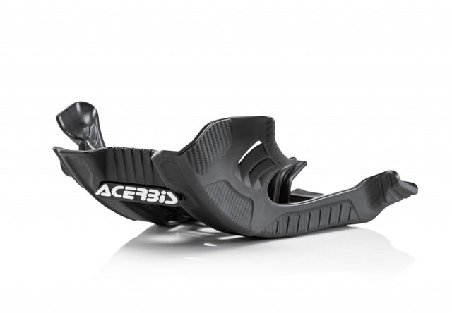 Acerbis Fantic XE/XX125 and Yamaha YZ125 Skid Plate – Black/White, Part #2780601007, Fits 2021-2022 Fantic XE/XX125 and 2006-2023 Yamaha YZ125 Models