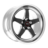 Weld S71 17x10 Inch Black Modular Wheel with 5x120mm Bolt Pattern and High Pad Design