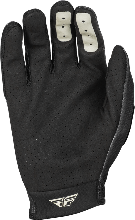 Fly Racing Lite Gloves Black/Grey Small for Offroad and MX Riding