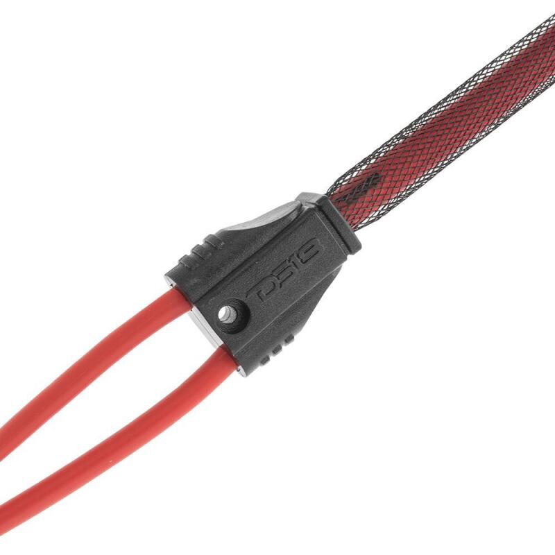 DS18 Level 2 RCA Audio Interconnect Cable, 12-Foot for Car Stereo Systems