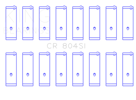 King Engine Bearings Ford 260CI/289CI/302 5.0L Windsor Connecting Rod Bearing Set