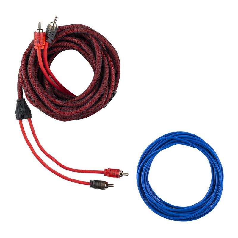 DS18 8-GA Amplifier Install Kit - Red for Car Audio Systems