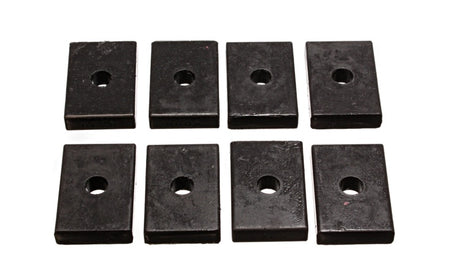 Energy Suspension Leaf Spring Pad - Firm, 2-7/16 in. L x 1-5/8 in. W, fits Ford F-150, Chevrolet Silverado, Dodge Ram, and more