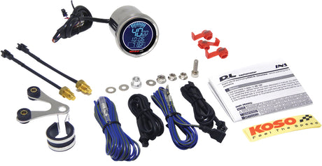 KOSO BA552B80 Dl Tachometer for Motorcycle with Dark Face When Off