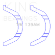 King Engine Bearings Nissan SR18/SR20 Thrust Washer Set