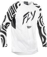 Fly Racing Evolution DST Abyss Jersey White/Black XL for Motocross and Off-Road Vehicles