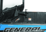 DragonFire Racing Part 521368 Polaris General 16+ Spare Tire Rack - Space-Saving Triangular Mounting System