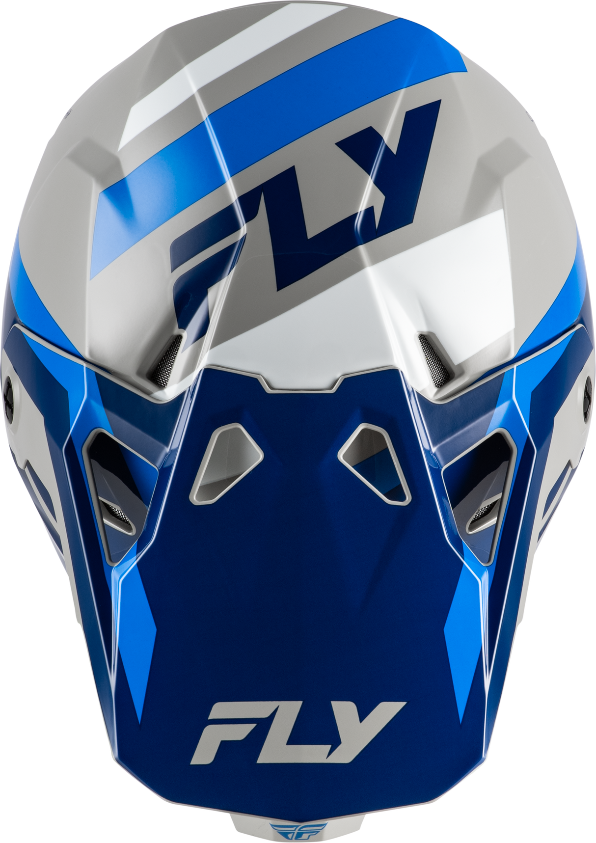 Fly Racing Formula CP Seal Helmet Navy/Blue/Grey XS – Lightweight Youth Motorcycle Helmet with Impact Absorption and Ventilation for Off-Road and Street Riding
