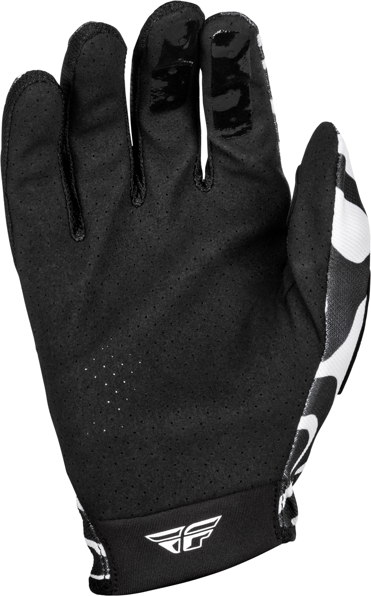 Fly Racing Lite Gloves Abyss White/Black Medium for Motorcycle and ATV Riders