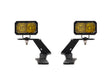 Diode Dynamics 19-21 Ford Ranger Stage Series 2in LED Ditch Light Kit - Sport Yellow Combo