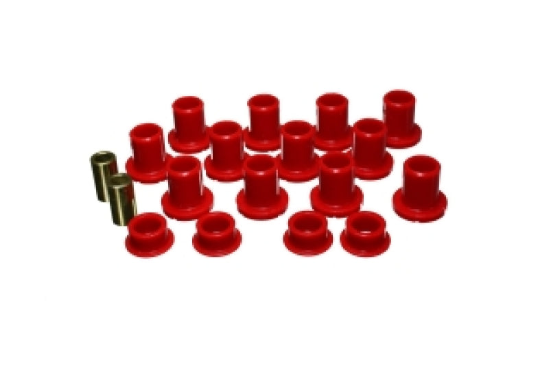 Energy Suspension Polaris RZR XP 1000 Front Control Arm Bushings - Red (Part #70.7009R)