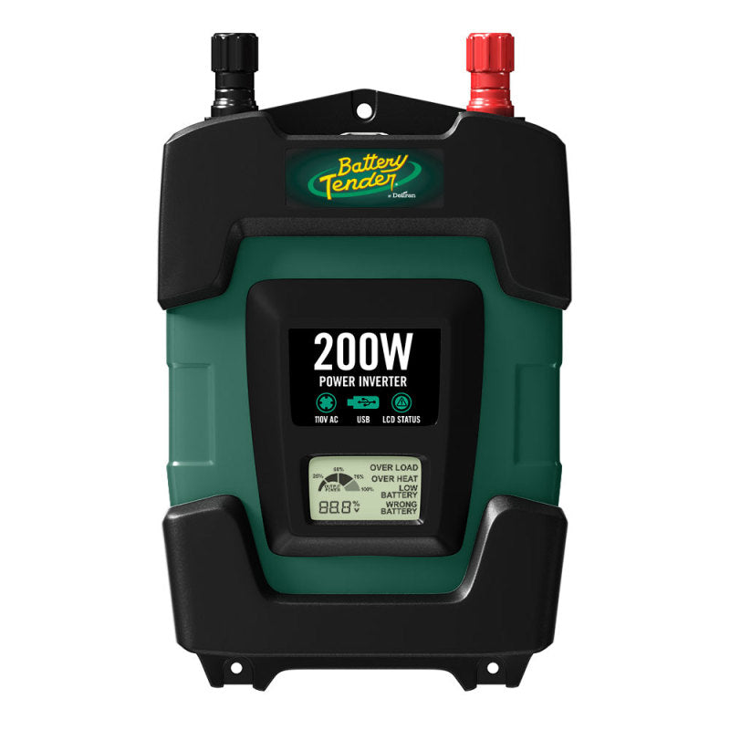 Battery Tender 12V 750W Power Inverter with Dual AC Outlets and Vehicle Battery Connection