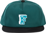 Fly Racing Varsity Hat Teal with Adjustable Snapback for Men and Women