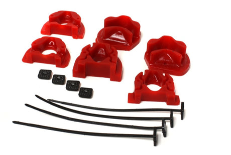 Energy Suspension 16.1105R Red Polyurethane Motor Mount Inserts for 1994-1995 Honda Civic and 1993-1997 Honda Del Sol, Fits: 1994-1995 Honda Civic, 1993-1997 Honda Del Sol