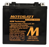 MOTOBATT Mbyz16hd Sealed AGM Battery with Quadflex Technology — Fits Harley Davidson Touring Models and More