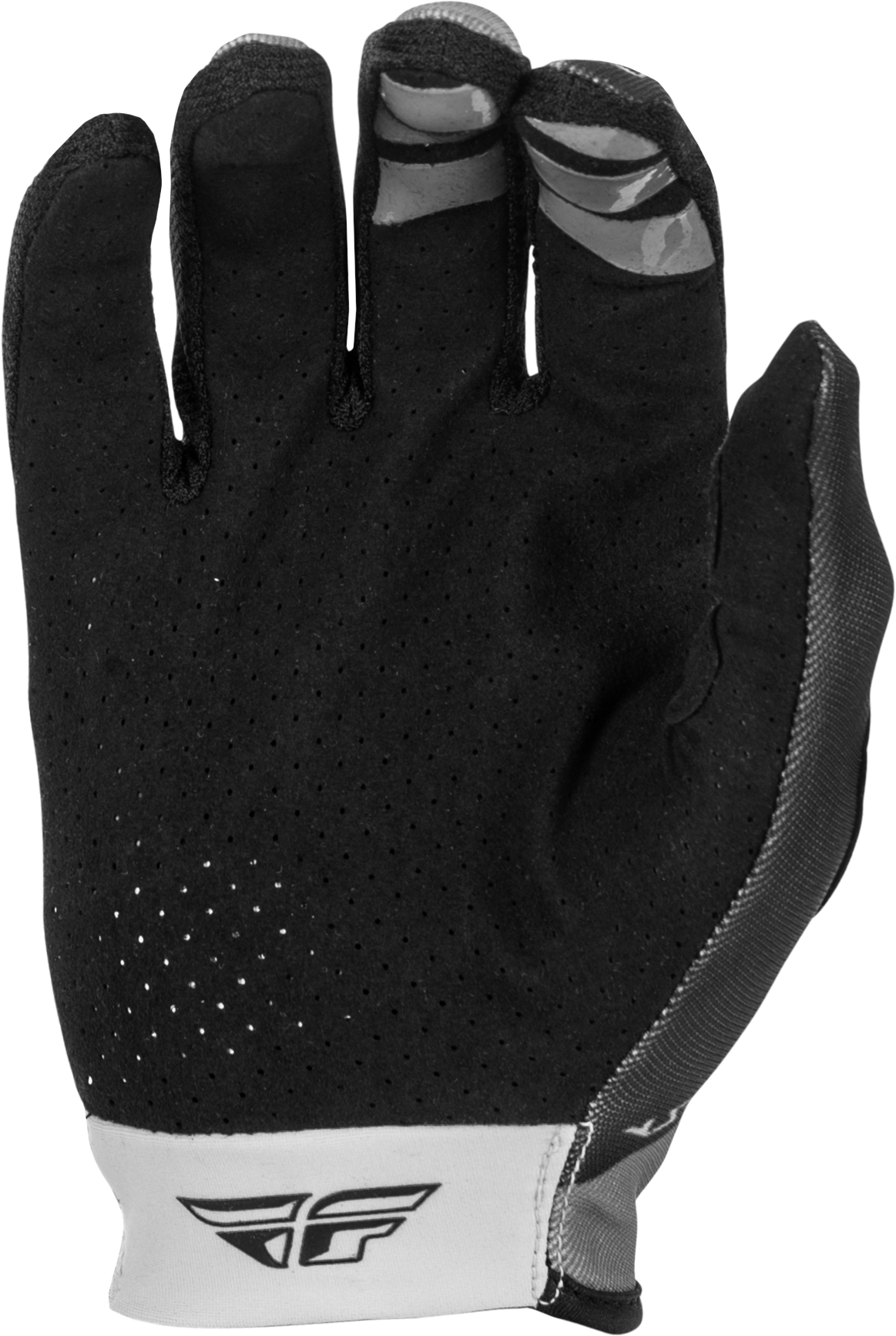 Fly Racing Lite Gloves Grey/Black XL – Lightweight Racing Gloves with Touch Screen Compatibility for Dirt Bikes and ATVs