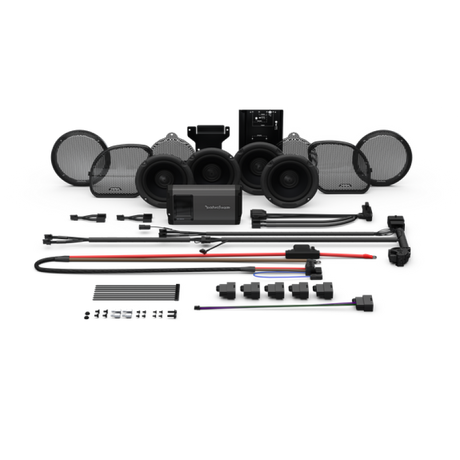 Rockford Fosgate HD14U-STG2 Stage 2 Audio Kit for 2014+ Harley-Davidson Road Glide and Street Glide Ultra